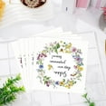 thumbnail image 6 of Up to 65% off Easter Ornaments Easter Flower Theme Party Disposable Meal Tissue Party Party Tissue Set 40 Pcs, 6 of 7