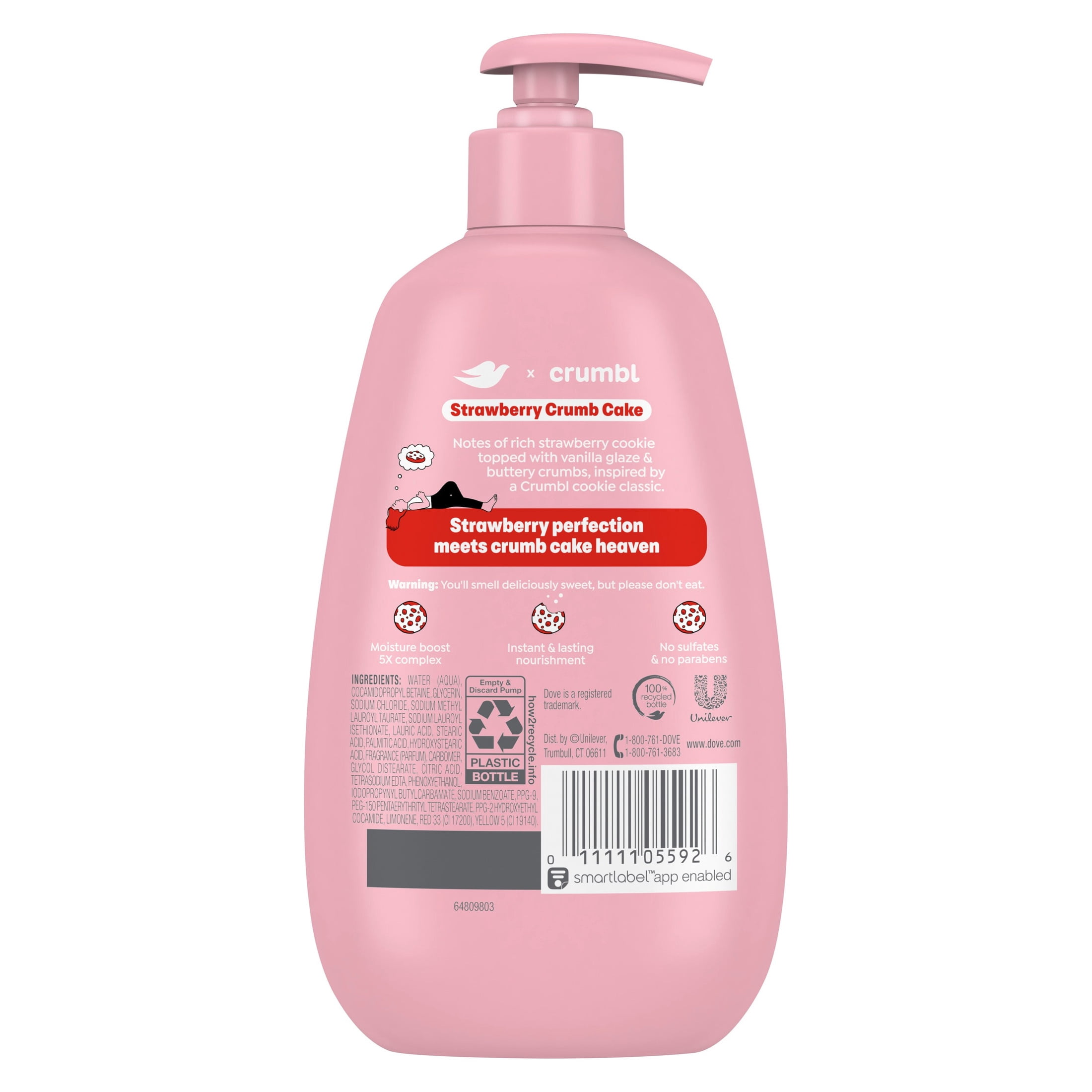 Dove Liquid Hand Wash Strawberry Cookie ,12 fl oz