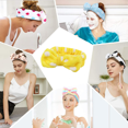 thumbnail image 5 of Diadema de spa, diadema de maquillaje de vellón coralino, diadema cosmética para lavado de cara, diadema de felpa para ducha, diadema facial para mujer, diadema con lazo Zhivalor  CPB-DE-LYY770-5, 5 of 5