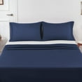 thumbnail image 4 of Lirex Pillow Cases Brushed Microfiber Standard Size 20x26, Set of 2, Blue, 4 of 6