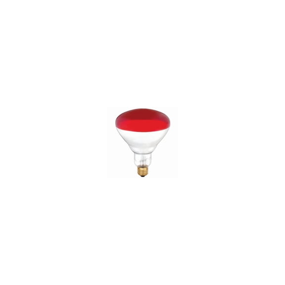 Westinghouse 0394848 Heat Lamp, Flood Beam, Dimmable, R40, Red, 250-Watts - Quantity 6