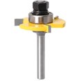 thumbnail image 4 of Juego de cuchillos de lengüeta y ranura surtidos con vástago de 8 mm, herramienta para trabajar la madera de 3 puntas en forma de T (8 mm), 4 of 5