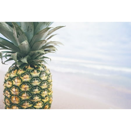 Fresh Pineapple - Laminated Poster Fruit Fresh Healthy Pineapple Food Organic Poster Print 11 x 17