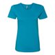 thumbnail image 1 of Next Level Apparel Ladies Boyfriend playera, turquesa, grande Ropa de siguiente nivel 3900, 1 of 1