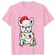 thumbnail image 5 of Camisetas divertidas de Bulldog Francés con diseño de árbol de perro, ropa femenina con gráfico de amante de los perros Y2k, ropa informal estilo Hip Hop, camisetas de manga corta, 5 of 5