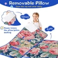 thumbnail image 3 of Pioneer Flower Floral Print Pattern Toddler Nap Mats for Kids Preschool,Sleeping Mat Bag or Kids,Toddler Sleeping Bag,Toddler Nap Mat or Daycare, 3 of 6