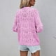 thumbnail image 4 of Moda mujer Casual bolsillos manga larga Casual sólido abrigo cárdigan blusa Fridja hkj535, 4 of 9