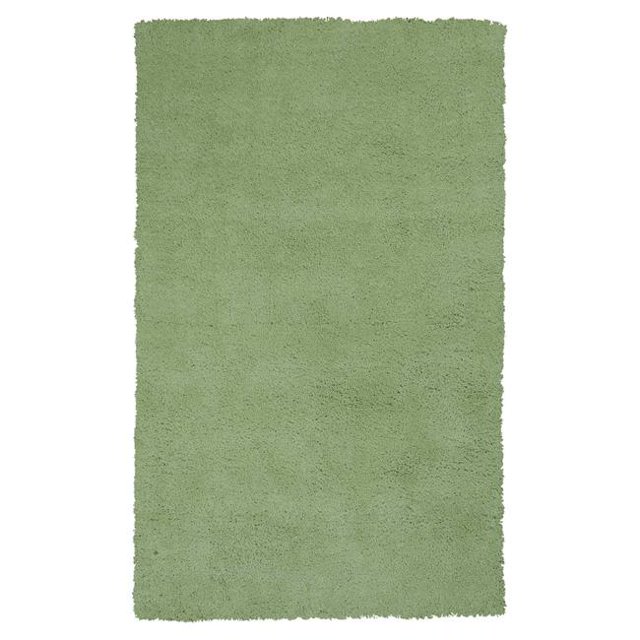 HomeRoots 349869 Tapis en Polyester Vert Menthe 7 Pi 6 Po x 9 Pi 6 Po
