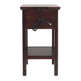 thumbnail image 4 of Ashley Table d'Appoint de Rangement avec Ports USB Marron, 4 of 5