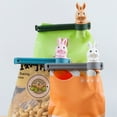thumbnail image 4 of Inteprter Bolsa de almacenamiento de alimentos de animales de dibujos animados, Clip de sellado, plástico PP, adorable sellador a prueba de humedad, pinza Cocina y Comedor Azul rosado Inteprter HA011447-02, 4 of 6