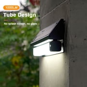 eLEDing Solar Power SMART 180Degree Sensor Selectable LED Flood Wall Light Black