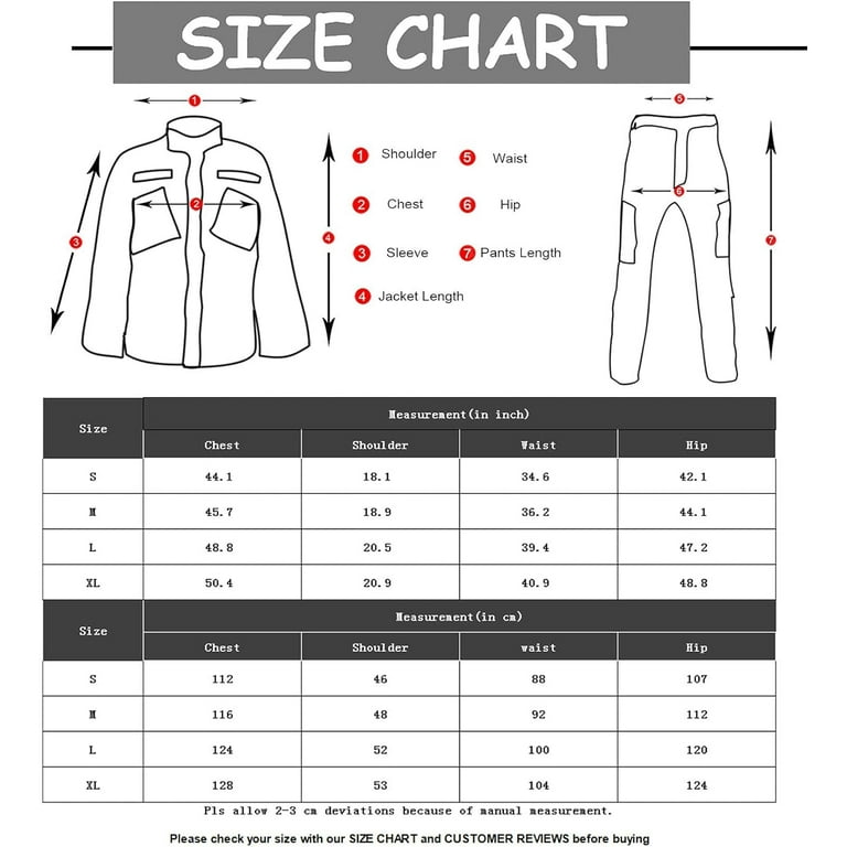 Men’s Tactical Uniform Combat Suit Military Shirt Jacket Coat and