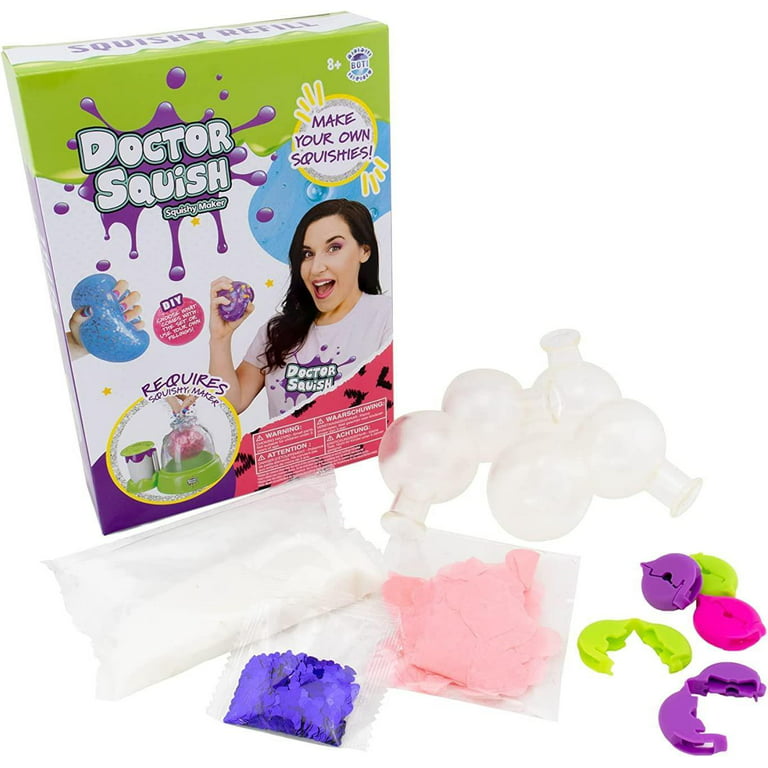 Doctor Squish Squishy Maker Refill Pack Confetti Sparkle Slime Kids Craft  Mighty Mojo