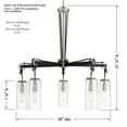 thumbnail image 3 of 2895-691-Minka Lavery-Pullman Junction - 5 Light Chandelier-27.5 Inches Tall and 28 Inches Wide, 3 of 4