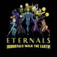 thumbnail image 2 of Boy's Marvel Eternals Immortals Walk the Earth  Graphic Tee Black Small, 2 of 5