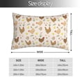 thumbnail image 2 of Fotbe Chicken Family Funda de Almohada Decorativa Estilo Occidental, Lujo en Algodón, Fundas para Almohadas King, Cojín Estampado para Decoración del Hogar-16"x24", 2 of 6