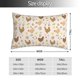 thumbnail image 2 of Fotbe Chicken Family Funda de Almohada Decorativa Estilo Occidental, Lujo en Algodón, Fundas para Almohadas King, Cojín Estampado para Decoración del Hogar-14"x20", 2 of 6