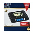 Taylor USB Rechargeable Precision Digital Kitchen Scale and Food Scale, 11 lb. Capacity Black