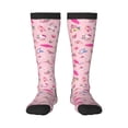 thumbnail image 2 of Lsque Sanrio Printed Crew Socks Men's Women's LightWeight Thin Casual Calf Socks ,Knee High Socks,Cotton Socks, 2 of 9
