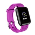 thumbnail image 1 of Reloj inteligente 116Plus Presión arterial Frecuencia cardíaca Pulsera inteligente Reloj deportivo Pulsera impermeable Eigraketly DZ7287-04B, 1 of 2