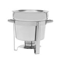 thumbnail image 3 of Miumaeov 11L/9.9Qt Soup Warmer Soup Chafer Station with Water Pan 201 Stainless Steel Food Warmer Catering Supplies Includes Fuel Holder, 3 of 14