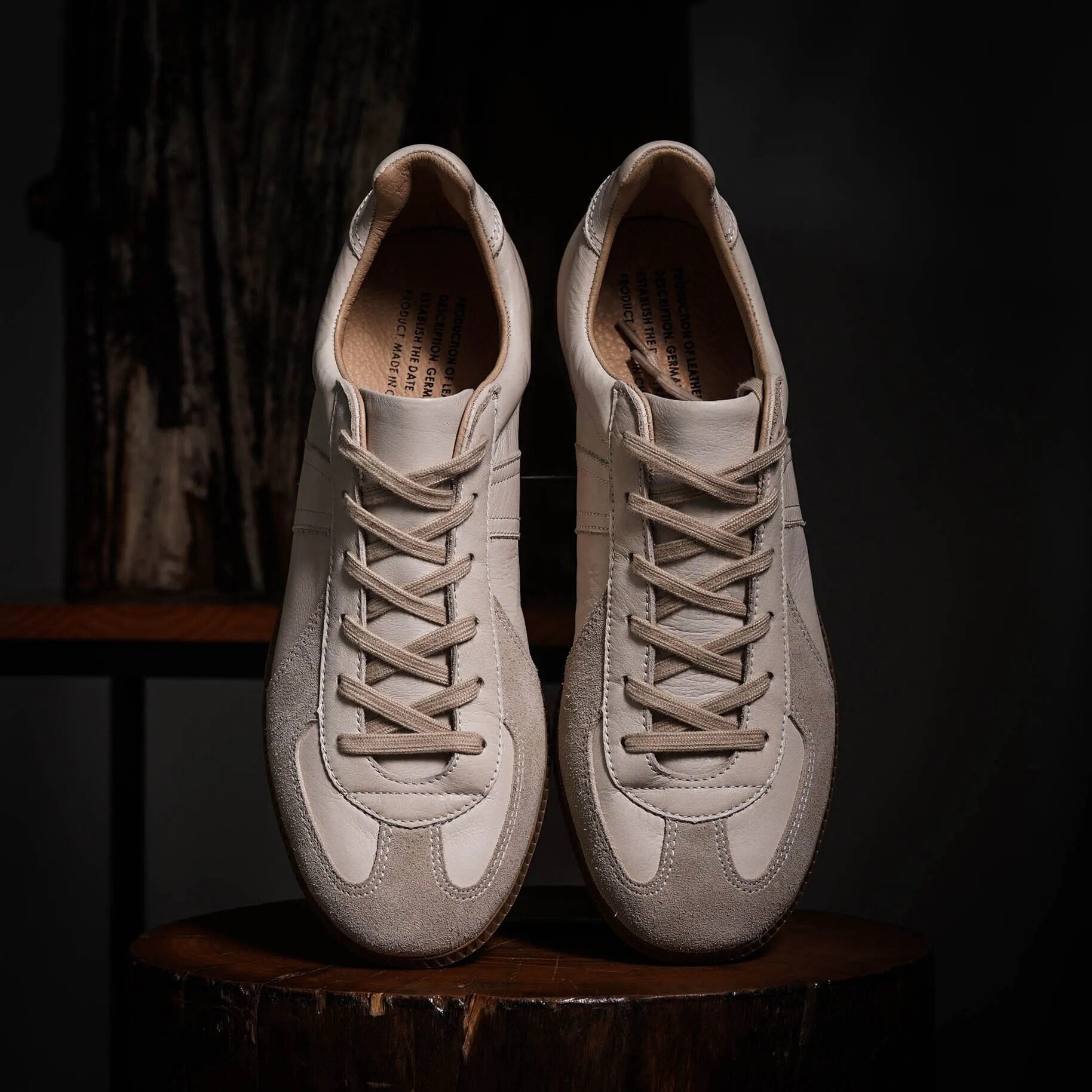 German Military Trainer Shoes Cowhide Sneakers GAT Classic