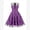 Purple, variant on 1950s Dresses for Women Vintage Elegant Short Puff Sleeve Polka Dot Patchwork Knee Length Cocktail Party Dress XXL Black2