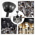 thumbnail image 5 of AFANQI 42" Invisible Ceiling Fan Light Crystal Chandelier Remote 3 Speed 3-Color LED, 5 of 10