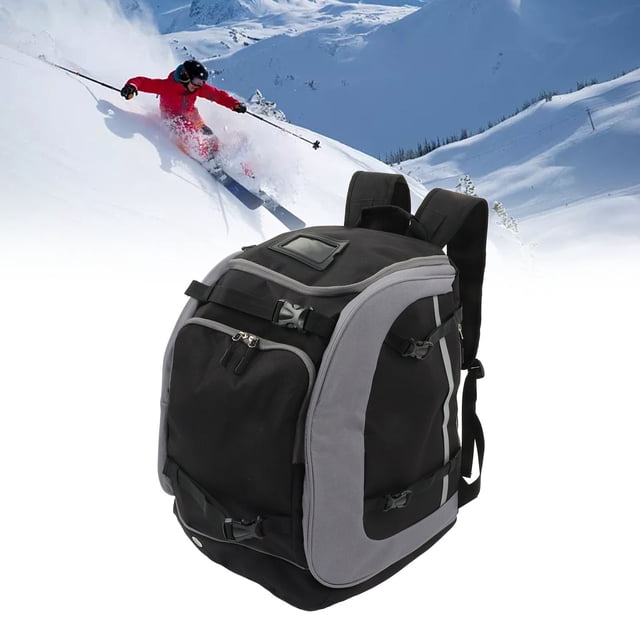 Snowboard Backpack, Large Capacity Ski Boot Bag Black Gray Widely Used 65L For Travel