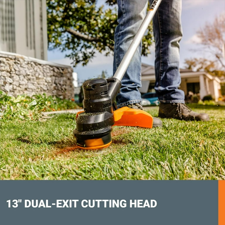WORX WG183 13 Inch Cordless Lawn Edger & Grass Weed Trimmer with
