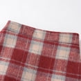 thumbnail image 5 of Usaibhir Teens Toddler Girls Plaid Pleated Skirt A-Line Mini Skirt Elastic Waist Wrap Skirts 2-16T, 5 of 8
