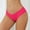 Hot Pink, variant on Women’S Fresh Underwear Wave Design Comfortable Breathable Comfort Panties Boyshorts