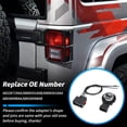 thumbnail image 3 of Conector de Luz de Señal Único para Jeep Wrangler JK JKU 2007-2018 Kit de Zócalo de Luz de Señal No.68030098AA, 3 of 7