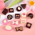 thumbnail image 5 of 10 piezas de chocolate brillante para horquillas de resina, cabujón plano, adornos para álbumes de recortes, manualidades, bricolaje, decoración del hogar, accesorios de artesanía, 5 of 5