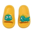 thumbnail image 2 of Fozruso Boys Slippers Comfortable Footwear For Home And Outdoor Activities With Dinosaur Print Suitable For Ages 2 12 Soft And Durable EVA Material,Soft Plush Slippers Sizes 13 Little Kid(7-8 Years), 2 of 4