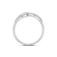 thumbnail image 4 of 10kt White Gold Womens Round Diamond Infinity Ring 1/3 Cttw, 4 of 4