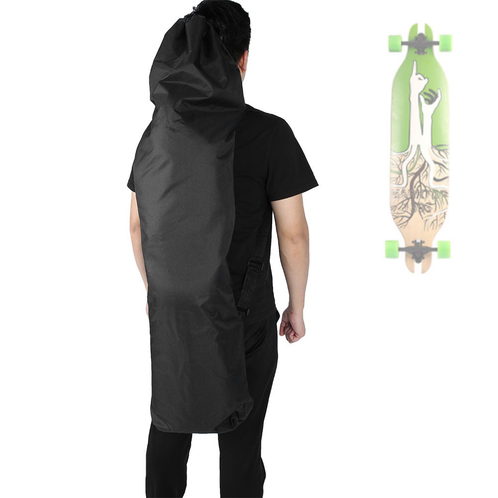 120*30*15cm Waterproof 600D Oxford Bag Skateboard Longboard Carry Case Backpack 