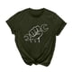thumbnail image 1 of Camiseta de mujer Camisetas divertidas de manga corta Camiseta estampada Tops Blusa Regalo para mujer Fridja zx1016, 1 of 7