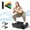 Type 1-Black, variant on RICAN Vibration Plate Exercise Machine, Full Body Workout Platform with Loop Bands & Remote Control for Home Fitness, Weight Loss, Vibrating Stand Shake Board, Black
