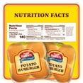 thumbnail image 5 of Aunt Hattie's Potato Hamburger Buns, Potato Bread Burger Buns, 8 Count, Shelf-Stable, 5 of 11
