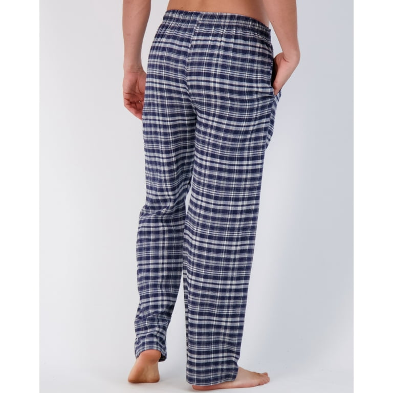 Real Essentials Men s 3 Pack Flannel Sleep Pants Sizes S 3XL Mens Pajamas