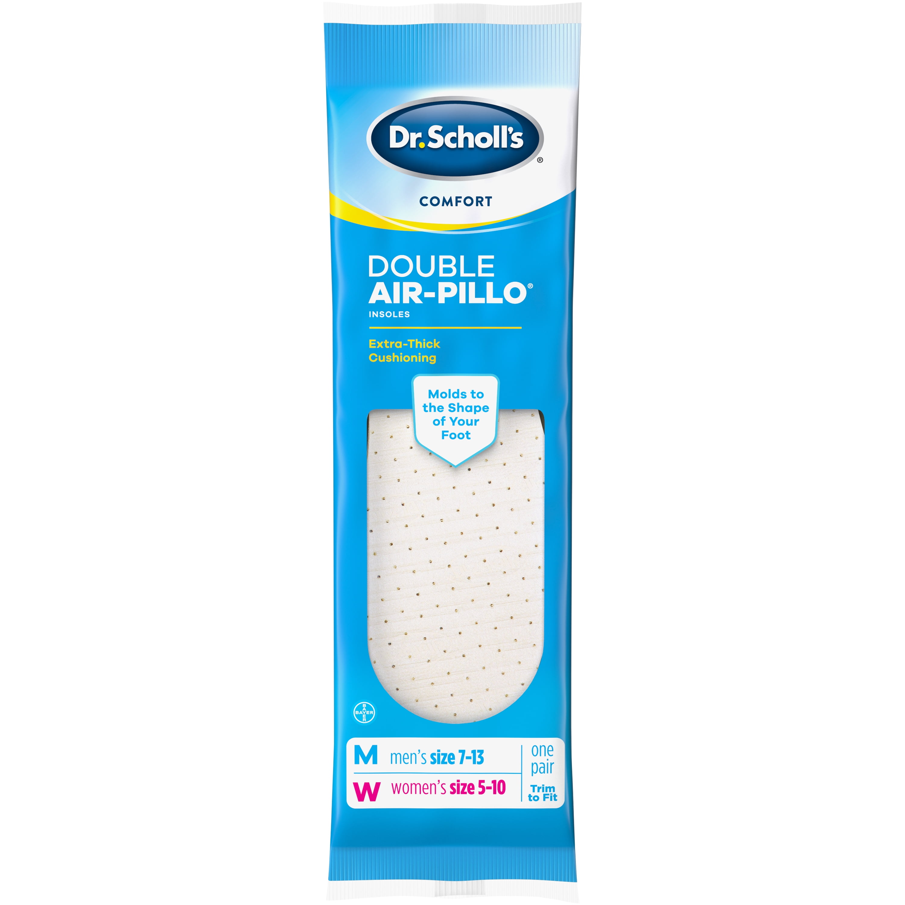dr scholl's air pillo insoles