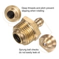 thumbnail image 4 of Unique Bargains 10 Pcs Raccord Droit en Laiton R3/8-19 Filetage SAE Accessoires de Tétine Hydraulique, 4 of 7