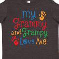 thumbnail image 4 of Inktastic My Grammy and Grampy Love Me Boys or Girls Toddler T-Shirt, 4 of 5