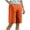 #3_Orange, variant on Breathable Yoga Shorts High Waist Drawstring for Gym & Tennis