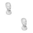 thumbnail image 4 of bedienty Mannequin Head Female Model Wigs Glasses Props Home Deflection Bubble Display Rack Holder Multifunctional Shelf Male 2Set, 4 of 6