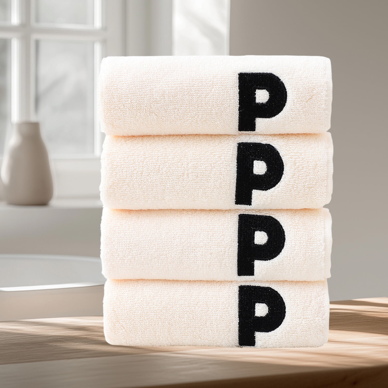 Bath Towels 4 Pcsborder Europe And The United States Foreign Trade Wholesale Absorbent Dry Face Towel Washcloth Cotton Towels