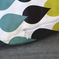 thumbnail image 3 of Throw Pillow Cover Green Grey Retro Orange Chartreuse Yellow Gray Mid Decorative Pillow Case Home Decor Square 18 x 18 Inch Pillowcase, 3 of 5