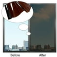 thumbnail image 1 of Uxcell 20in.By 78.7in Privacy Window Film Prevent UV Static Cling Heat Control Mirror Glass Films Brown 1pcs, 1 of 7
