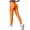 Orange, variant on Gkeoshab Yoga Pants Women Women'S Sports Slim Fit Slimming High Yoga Pants Nylon High Waisted Glossy Leggings Black L